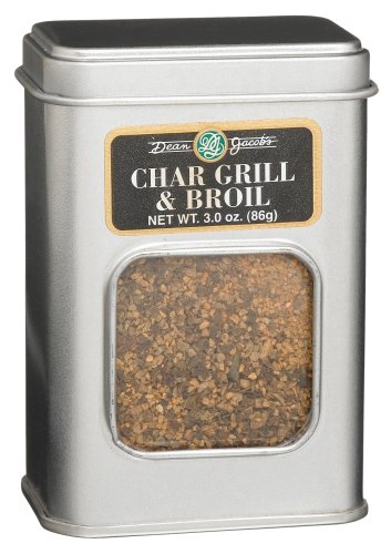 Dean Jacobs Char Grill & Broil, 3-Ounce Tins (Pack of 6) by Dean Jacobs