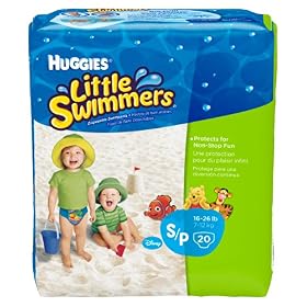 Huggies Little Swimmers Disposable Swimpants (Character May Vary), Small, 20 Count: Health &amp; Personal Care