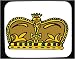 Mouse Pad with Europe, king, royal, England, helmet, crown, head dress, precious, United Kingdom, ornament, jewels