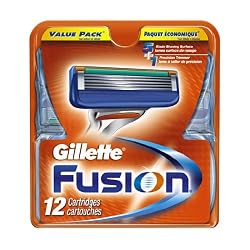Gillette Fusion Manual Cartridges, 12-Count