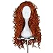 Xcoser Brave Long Curly Princess Merida Cosplay Wig for Halloween