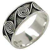 Celtic Spiral - Sterling Silver Ring