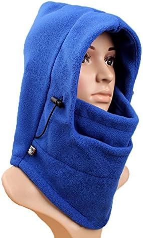 Double Layers Thermal Warm Fleece Thicken Balaclava Hood Full Face Cover Mask Winter Wind Proof Stopper Hat Neck Warmer For Outdoors Snowboarding Ski Motorcycle