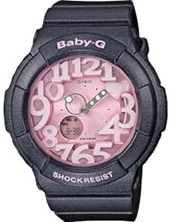 Casio Baby G Pink Metallic Dial Smokey Grey Resin Ladies Watch BGA131-8BCR