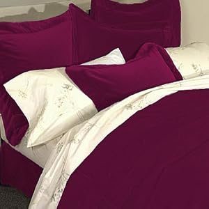 Blue Full/Queen Velvet Duvet by Cotton Craft 100% pure cotton