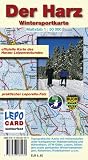Wintersportkarte Der Harz 1 : 50 000: Offizielle Karte des Harzer Loipenverbundes. Topographische Karte mit Höhenstufen und Höhenlinien, UTM-Gitter, ... Abfahrten, Rodelbahnen u.v.m