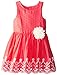 Pippa & Julie Little Girls' Coral Cotton Dress