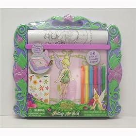 Disney Fairies Tinker Bell and Friends Rolling Art Desk by Disney