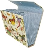 Botanic Butterflies Colorful Accordeon expandable file folder
