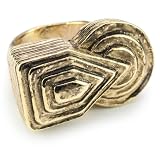 Low Luv by Erin Wasson Gold Plated Deco Ring