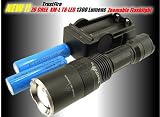 NowAdvisor® TrustFire Z6 1300Lm CREE XM-L T6 LED Flashlight Torch Zoomable Zoom IN/OUT SET