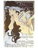 (18x24) Alphonse Mucha Salon des Cents Art Print Poster