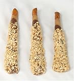 Ultimate's 8 Inch Milk Chocolate Caramel Peanut Pretzel Rods - Set of 3