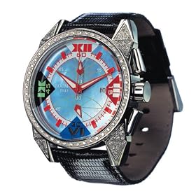 Buy Locman Italy Diamond Cavallo Pazzo Ladies Chronograph Leather Strap Watch by Locman
