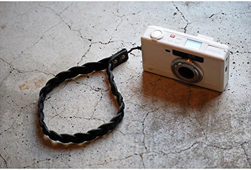 ROBERU Braided hand strap for a camera Black