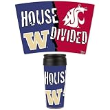 Washington Huskies Official 16oz Capacity NCAA Travel Mug