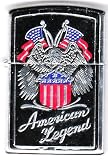 American Legend Lighter ~ Polished Crome Lighter