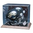 Tampa Bay Buccaneers NFL Full Size Football Helmet Display Case (Wood Base)
