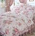 Victoria Rose Frilled Duvet Cover Pink Superking