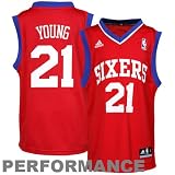 NBA addias Thaddeus Young Philadelphia 76ers Youth Revolution 30 Performance Jersey-Red