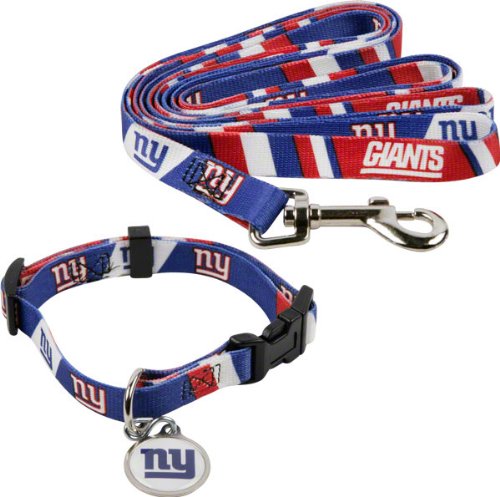 New York Giants Dog Collar & Leash Set Picture