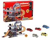 Majorette 212056010  - Urban Garage + 5 Autos. 3 Etagen Parkhaus, Aufzug, Waschstra&szlig;e, Hebeb&uuml;hne, 62 x 45 x 59cm