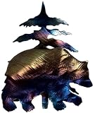 Review Black Forest Decor  / 6 Inch Bear & Pine tree Metal Art Wall Hanging