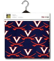 UVA Logo University of Virginia Fabric 2yds 54 in Wide 100% COTTON Sewing Material For Quilt Apparel or Projects 100% COTTON Sewing Material For Quilt Apparel or Projects- Top Rated Quality 22% more FABRIC than 44 in width