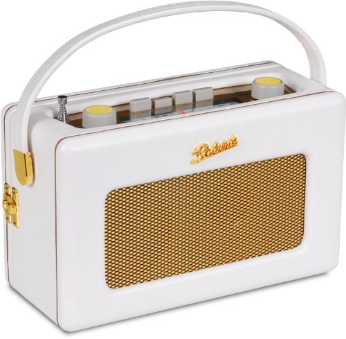 Revival R250 portable (UKW / MW-Tuner Retro-Radio) weiss