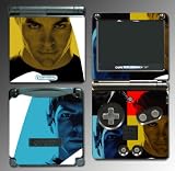 Star Trek Captain Kirk Movie Game SKIN Nintendo GBA SP