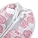Woombie Air NB Roses Blanket, Pink/White, 5-13 Pound