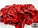 1 X Spandex Metallic Ferrari RED Fabric /60