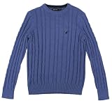 Nautica Mens Cable Knit Crewneck Sweater