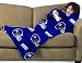 New York Giants Youth Comfy Throw Blanket with Sleeves