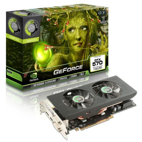 Point of View GF GTX 570 Grafikkarte (PCI-e, 2560MB GDDR5 Speicher, Dual-DVI, HDMI, DP, 1  Preisvergleich
