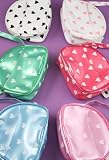 Cute Little girls Pink & white heart decorated Shoulder bag Purse, Small size. Ideal party bag gift .IMAGE