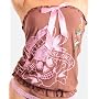 ED HARDY #3006 BR SWORD ROSE TEASE TUBE TOP