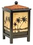 Palm Tree Wicker Accent Table Lamp
