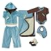 6 - Piece All Ocean and Chocolate Hoodie Bundle