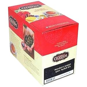 Celestial Seasonings Mandarin Orange Spice Herbal Tea K-Cup Portion Pack for Keurig K-Cup Brewers 24-Count