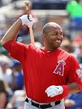 Los Angeles Angels of Anaheim v San Diego Padres, PEORIA, AZ - MARCH 15: Vernon Wells Photographic Poster Print by Christian Petersen, 24x32