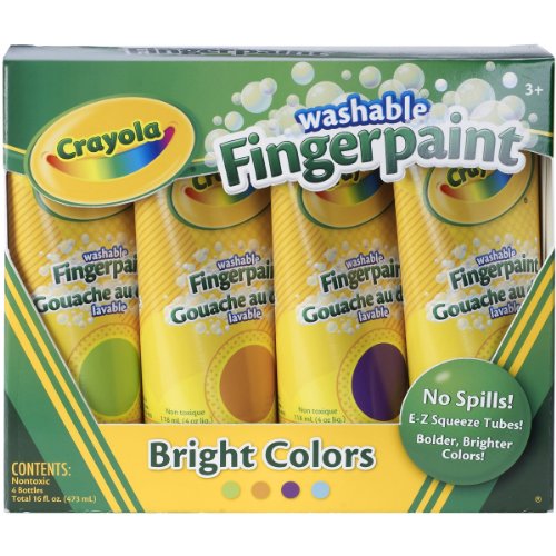 Crayola 4ct Washable Fingerpaints Secondary