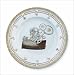 Royal Copenhagen 2602624 Flora Danica Fungi 10 Dinner Plate with Honey Fungus Motif