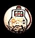 GOLF BALL - HAND PAINTED - DESIGN: CASINO MAGIC SLOTS