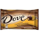 DOVE PROMISES Caramel and Milk Chocolate Candy 7.94-Ounce Bag (Pack of 12)