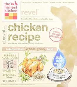The Honest Kitchen Revel Chicken and Whole Grain Dog Food, 4-Pound The Honest Kitchen Revel Chicken and Whole Grain Dog Food, 4-Pound