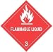 Warning Flammable Liquid D8