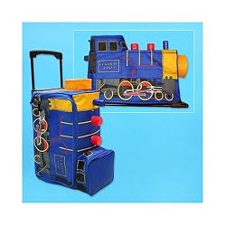 Locomotive Luggage for Kids - Train Shaped Travel Suitcase