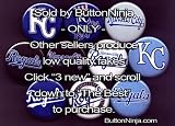 Set of 10 Kansas City Royals Pins 1.25" Buttons MLB Baseball