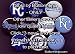 Set of 10 Kansas City Royals Pins 1.25